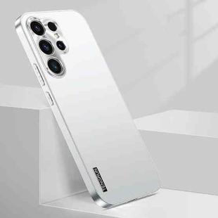 For Samsung Galaxy S25 Ultra 5G Streamer Series Micro Frosted Metal Paint PC Phone Case(Silver)