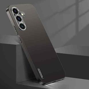 For Samsung Galaxy S25 5G Streamer Series Micro Frosted Metal Paint PC Phone Case(Black)