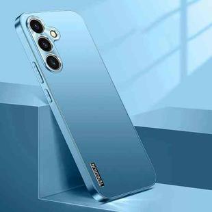 For Samsung Galaxy S25 5G Streamer Series Micro Frosted Metal Paint PC Phone Case(Sierra Blue)