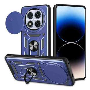 For Redmi Note 14 Pro+ 5G Sliding Camera Cover Design TPU+PC Phone Case(Blue)
