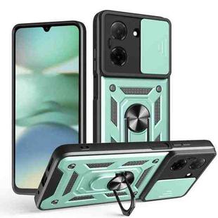 For Redmi A5 4G 171.7mm Sliding Camera Cover Design TPU+PC Phone Case(Green)
