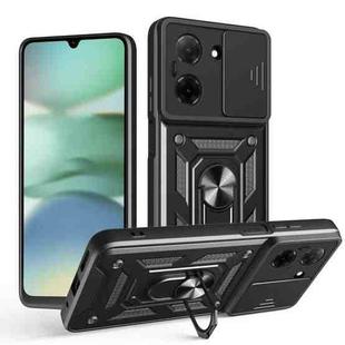 For Redmi A5 4G 173.3mm Sliding Camera Cover Design TPU+PC Phone Case(Black)