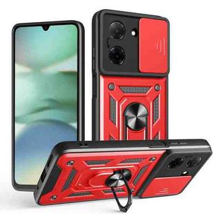 For Redmi A5 4G 173.3mm Sliding Camera Cover Design TPU+PC Phone Case(Red)