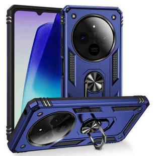 For Redmi 14C 4G Shockproof TPU + PC Phone Case with Holder(Blue)