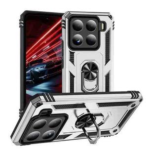 For Xiaomi 15 Pro Shockproof TPU + PC Phone Case with Holder(Silver)