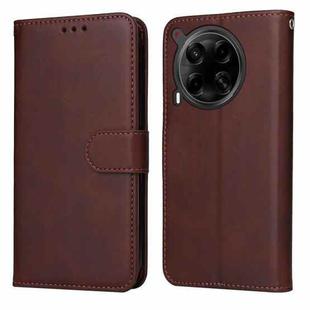 For Tecno Camon 30 4G / 5G Classic Calf Texture Flip Leather Phone Case(Brown)