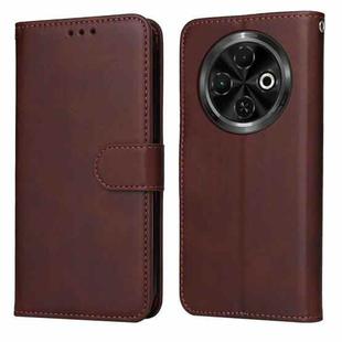 For Tecno Spark 30C Classic Calf Texture Flip Leather Phone Case(Brown)