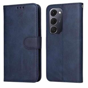 For Tecno Spark 40 Pro+ 4G Classic Calf Texture Flip Leather Phone Case(Blue)