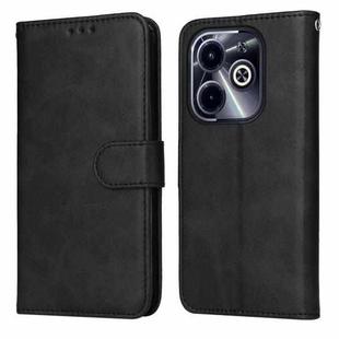 For Infinix Hot 40i Classic Calf Texture Flip Leather Phone Case(Black)