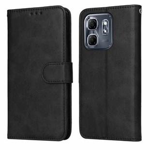 For Infinix Hot 50i / Smart 9 Classic Calf Texture Flip Leather Phone Case(Black)