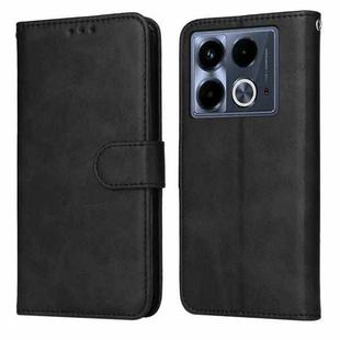 For Infinix Note 40 4G Classic Calf Texture Flip Leather Phone Case(Black)