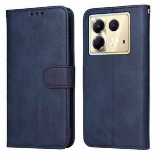 For Infinix Note 40 5G Classic Calf Texture Flip Leather Phone Case(Blue)