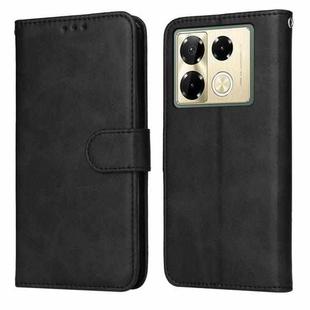 For Infinix Note 40 Pro 4G / 5G / Note 40 Pro+ Classic Calf Texture Flip Leather Phone Case(Black)