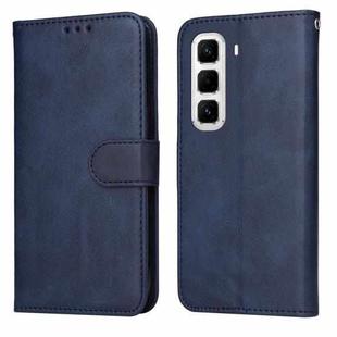 For Infinix Hot 50 Pro+ 4G Classic Calf Texture Flip Leather Phone Case(Blue)