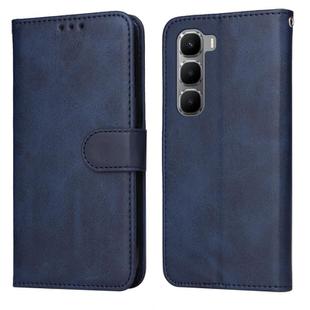For Infinix Hot 60 4G / Hot 60i 4G Classic Calf Texture Flip Leather Phone Case(Blue)
