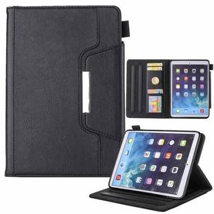 For iPad mini 6 / mini 2024 Hardware Buckle Smart Leather Tablet Case(Black)