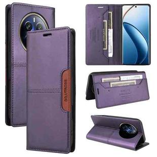 For Realme 12 Pro+ GQUTROBE G01 RFID Anti-theft Leather Phone Case(Purple)