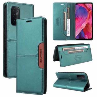 For OPPO A93 5G / A54 5G GQUTROBE G01 RFID Anti-theft Leather Phone Case(Green)