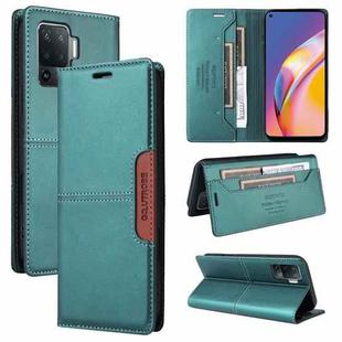 For OPPO A94 / Reno6 Z GQUTROBE G01 RFID Anti-theft Leather Phone Case(Green)