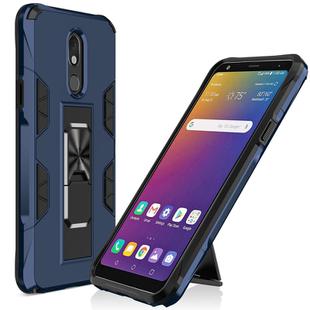 For LG Stylo 5 Soldier Armor Shockproof TPU + PC Magnetic Protective Case with Holder(Blue)