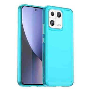 For Xiaomi 13 Candy Series TPU Phone Case(Transparent Blue)