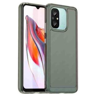 For Xiaomi Poco C55 Candy Series TPU Phone Case(Transparent Grey)