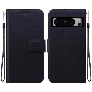 For Google Pixel 8 Pro Ultra-thin Voltage Magnetic Buckle Leather Phone Case(Black)