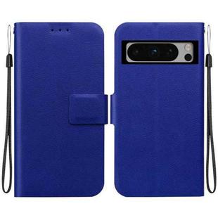 For Google Pixel 8 Pro Ultra-thin Voltage Magnetic Buckle Leather Phone Case(Blue)