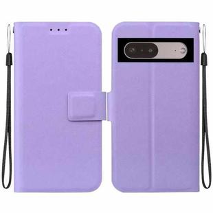 For Google Pixel 7 Pro Ultra-thin Voltage Magnetic Buckle Leather Phone Case(Purple)