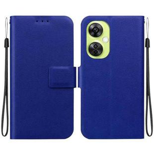 For OnePlus Nord CE 3 Lite / Nord N30 Ultra-thin Voltage Magnetic Buckle Leather Phone Case(Blue)