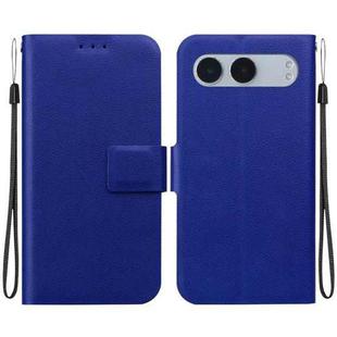 For OnePlus Nord 4 Ultra-thin Voltage Magnetic Buckle Leather Phone Case(Blue)