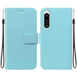 For Sony Xperia 5 VI Ultra-thin Voltage Magnetic Buckle Leather Phone Case(Green)