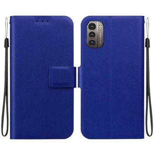 For Nokia G21 / Nokia G11 Ultra-thin Voltage Magnetic Buckle Leather Phone Case(Blue)