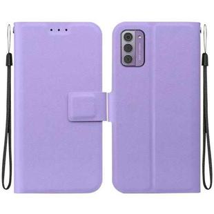 For Nokia G42 Ultra-thin Voltage Magnetic Buckle Leather Phone Case(Purple)