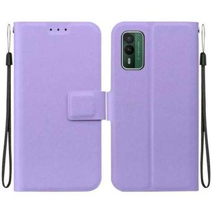 For Nokia XR21 Ultra-thin Voltage Magnetic Buckle Leather Phone Case(Purple)