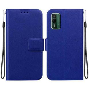 For Nokia XR21 Ultra-thin Voltage Magnetic Buckle Leather Phone Case(Blue)