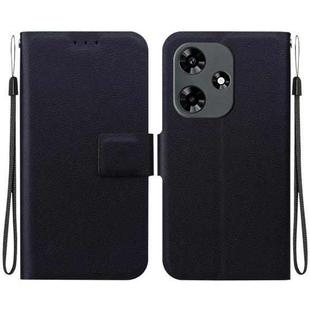 For Infinix Hot 30 4G Ultra-thin Voltage Magnetic Buckle Leather Phone Case(Black)