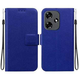 For Infinix Hot 30 4G Ultra-thin Voltage Magnetic Buckle Leather Phone Case(Blue)