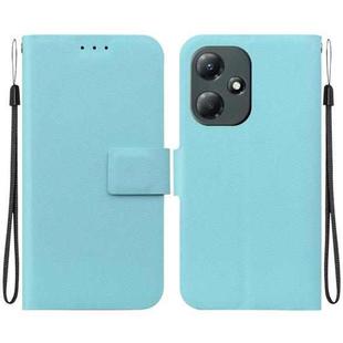 For Infinix Hot 30 Play Ultra-thin Voltage Magnetic Buckle Leather Phone Case(Green)