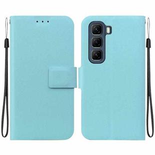 For Infinix Hot 50 5G Ultra-thin Voltage Magnetic Buckle Leather Phone Case(Green)