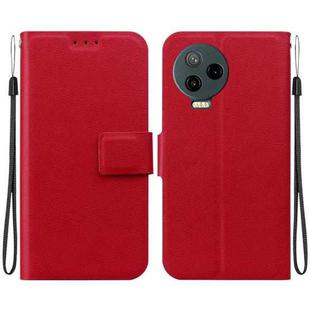 For Infinix Note 12 2023 / Note 12 Pro 4G Ultra-thin Voltage Magnetic Buckle Leather Phone Case(Red)