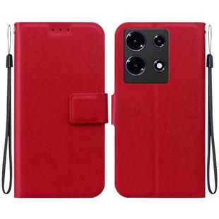 For Infinix Note 30 4G / 5G Ultra-thin Voltage Magnetic Buckle Leather Phone Case(Red)