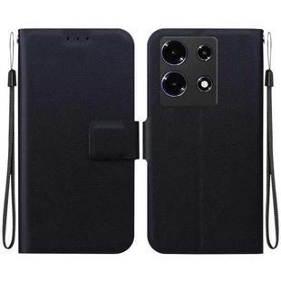 For Infinix Note 30 4G / 5G Ultra-thin Voltage Magnetic Buckle Leather Phone Case(Black)