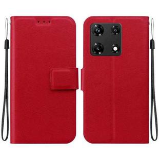 For Infinix Note 30 Pro Ultra-thin Voltage Magnetic Buckle Leather Phone Case(Red)