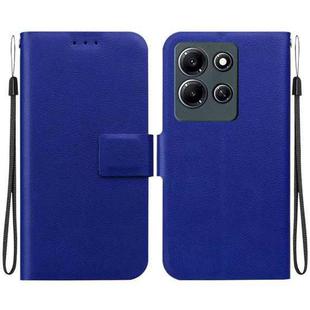 For Infinix Note 30i Ultra-thin Voltage Magnetic Buckle Leather Phone Case(Blue)