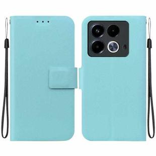 For Infinix Note 40 4G Ultra-thin Voltage Magnetic Buckle Leather Phone Case(Green)