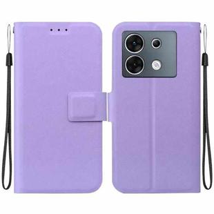 For Infinix Zero 30 5G Ultra-thin Voltage Magnetic Buckle Leather Phone Case(Purple)