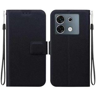 For Infinix Zero 30 5G Ultra-thin Voltage Magnetic Buckle Leather Phone Case(Black)