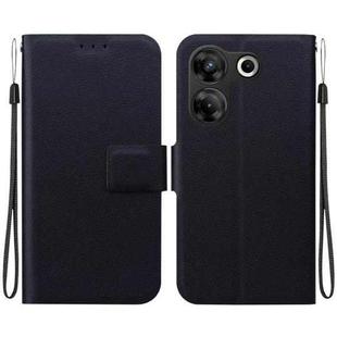 For Tecno Camon 20 Pro 5G Ultra-thin Voltage Magnetic Buckle Leather Phone Case(Black)