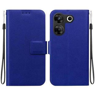 For Tecno Camon 20 Pro 5G Ultra-thin Voltage Magnetic Buckle Leather Phone Case(Blue)